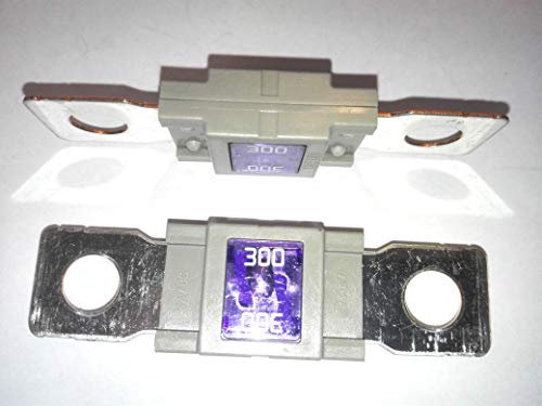 2x Flachstecksicherung Mega-Sicherung 300A / 32V / grau