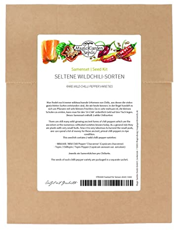 'Chiles silvestres', kit de semillas con los pimientos chiltepín y chacoense