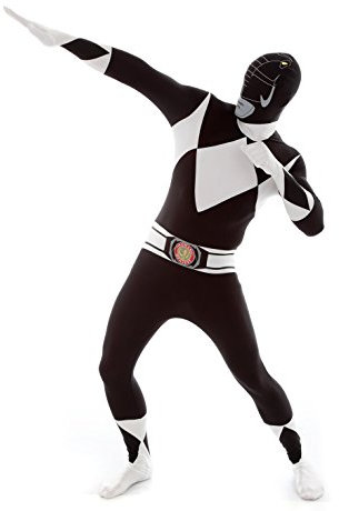 Morphsuits Costume Power Ranger Morph pour adulte, noir Power Rangers