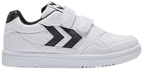 Hummel Unisex Kinder Camden Jr Sneaker, White Black, 26 EU