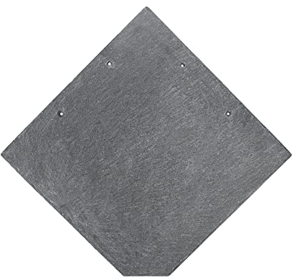 1m² (32 Stück) Naturschiefer 25x25cm Wabe (gest. Ecke) | 1. Wahl | 4 Größen | spanischer Markenschiefer für Dach & Fassade | Universal Schiefer Schornstein Gaube | Dachdecker Qualität 1. Sortierung