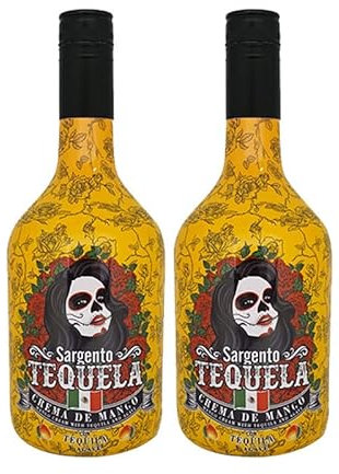 Crema de Mango con Agave Sargento Tequela de 70 cl - Espadafor (Pack de 2 botellas)