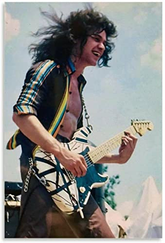 SDDLW1990 Puzzle für 1000 Teile Legendärer Gitarrist Eddie Van Halen (2) Holz Puzzlespiel Erwachsenen und Kinder puzzle Poster 1000 Piece 29.5x19.6inch(75x50cm) Kein Rahmen