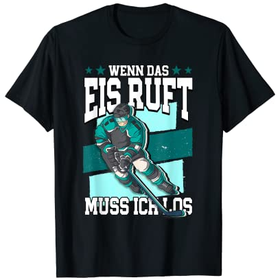 Geheult wird erst wenn es stark blutet Eishockey T-Shirt