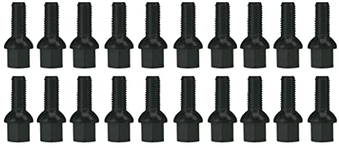 Radschrauben Radbolzen M14x1,5 Schwarz kompatibel mit AUDI A6 4B 4F A8 4D 4E TT RS 8J RS6 RS4