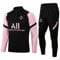 Paris Football Survêtement Sport Manches Longues Club De Football Homme, Survêtement Course Football, Sport Respirant Entraînement Fitness, Jogging, Survêtement, Survêtement, Pink-L