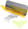 Parasol Para Coche 2 En 1, Visera Antideslumbrante Visera Solar Diurna Y Nocturna Visera De Conducción Para Parabrisas De Coche De Extensión Visera Del Coche De Protección Ocular Para Automóvil