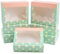 KEYIDO 12 Pack Candy Sweet Boxes with Window 6”×5”×2” Disposable Paper Treat Packing Gift Box Christmas Pastry Cookies Muffins Pies Brownie Boxes