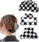 Lot De 3 Petite Pinces À Cheveux Pour Femmes Antidérapante Pince À Griffes Cheveux Moyenne, Pince Crabe Cheveux Plastique Pour Femmes Filles