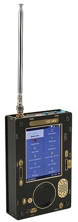 PortaPack H2 Software Defined Radio Kit 1 Bis 6G LCD-Display SDR-Empfänger mit Hochpräziser Uhr, Toneingangs- und Ausgangsfunktionen (Empfänger, USB-Kabel, 3 Antennen)