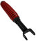 Stoßdämpfer Federbein Schwarz/Rot 380mm 2EXTREME kompatibel mit Vespa PX T5 VNB V50 PV ET3