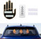 Lumière de Geste de Doigt avec télécommande, lumière de Doigt de fenêtre de Voiture avec Signe drôle, Jaune lumière de Voiture de Doigt, Accessoires de Voiture, LED lumière de Main de Doigt