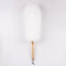 MAOFENG Microfiber Feather Duster 22in Bendable Washable Fibre Head Wooden Handle Grip For Furniture, Car And Louver, Microfiber Duster,White