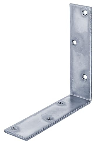 Alberts 823979 Balkenwinkel | schmal | galvanisch blau verzinkt | 150 x 150 x 40 mm | 20er Set