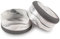 Hundenapf Keramik 2er Set (Grau / 850 ml) Napf für Kleine und Grosse Hunde - Modern rutschfeste Unterseite - Spülmaschinengeeignet - Futternapf