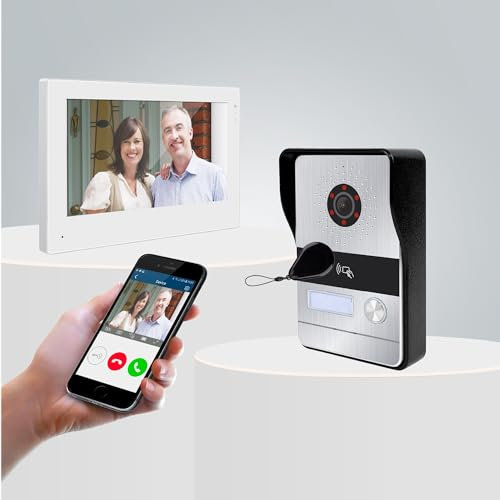 D-Home Kit interphone vidéo pour Villa « Easy Connect » avec WiFi + Appli + Badges