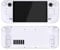 eXtremeRate Custodia Cover Tasti Pulsanti per Steam Deck OLED, Scocca Case Frontale Posteriore Trackpad DIY Ricambio per Steam Deck OLED Console(Senza Console)-Bianco