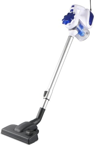 SUPERLEX Aspirapolvere manuale 4 in 1 con cavo, senza sacchetto, aspirapolvere 16 kpa, con filtro HEPA, per tappeti, parquet, blu, 600 W