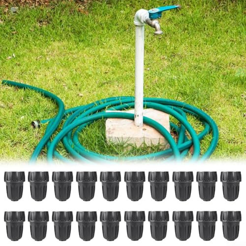 Garden Hose IrrigationAdapters, 20 Pieces 3/4'' To 1/2'' Garden Hose Adapters, Garden Automatic Watering Pipe Connector