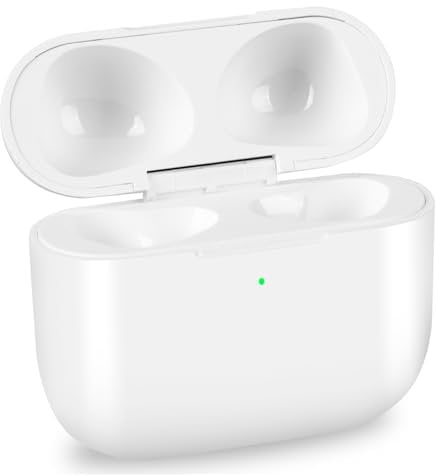 Replacement Wireless Charging Case for AirPods 4th Generation USB C | Genuine OEM Compatible | Compact & Portable Charging Case with Bluetooth Pairing and Built in 660mAh Battery