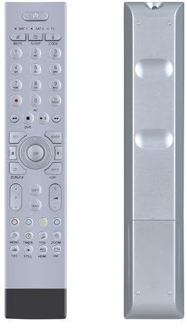 TRUCKON SAT1, SAT2, TV Replacement Remote Control for TechniSat ISIO Device, for ISIO Digital Receiver and ISIO TV Devices from TechniSat, for TECHNISAT PVR235S DIGIPAL 2, DIGIPAL 2 TX, DIGITSIM S2