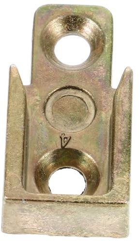 Fensterplatte Gold, aus Zinklegierung, Ersatzteil für Schiebefenster | Glatte Oberfläche, Robuste Verriegelung, 20mm Lochabstand, für Hauspflege und Wandhalterung