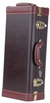 blloocod Custodia per Sassofono Contralto Leggera Rettangolare Pratica Portatile per Trasporto Sax Alto- Marrone