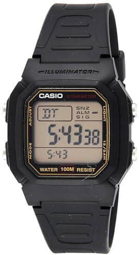 Casio Watch with Movement Japanese Quartz Movement w-800hg-9av 35 mm