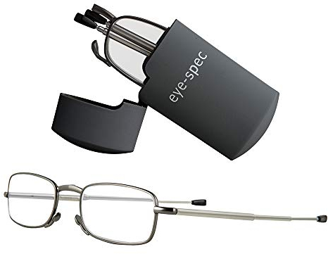 eye-spec Faltbare Lesebrille mit Taschenformat Mini-Etui | Kompaktes, klappbares Design für Damen und Herren in 7 Farben und verfügbar in 9 Sehstärken (1,5)
