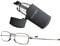 eye-spec Folding Reading Glasses Designed For Men and Women | Stylish Foldable Readers with Compact Pocket Size Case Available in 7 Colours, 9 Lens Strengths (1.5)