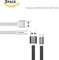 ULTRICS Micro USB Cable 1M (2 Pack), Flat USB to Micro USB Charging Cable Android Charger Cable Data Sync Lead Compatible with Galaxy S7/S6 Edge, Sony, HTC, LG, Moto, Tablets, PS4 (Black+White)