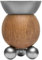 Sagaform Oak Kerzenhalter, Holz, Braun, 8.5 x 8.5 x 12 cm