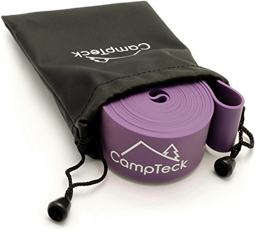 CampTeck Dehnband Ballett Stretch Band für Tanz, Yoga, Gymnastik, Aerobic, Training, Pilates, Dehnbarkeit usw. - Lila, 150cm (S)