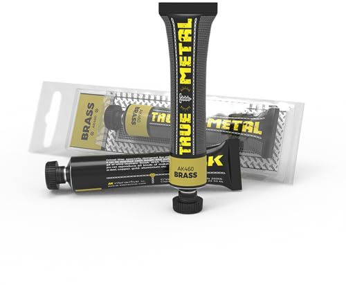 AK Interactive AK460 True Metal Messing Farbe Tube 25gr