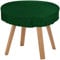 Kaufpirat Premium Abdeckplane Rund Ø 180x15 cm Holzbank Gartenmöbel Gartentisch Hülle Abdeckung Haube Schutzhülle Abdeckhaube 900 D, 500 g/m², 6.000 mm Wasserbeständigkeit Tannengrün