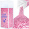 Hemway Premium Craft Glitter Shaker - Rose Pink | Fine Metallic Flake Sequins for Resin & Epoxy Crafts | Craft Supplies for Festival, Tumblers, Body, Face, Eye & Nail Art | 130 g