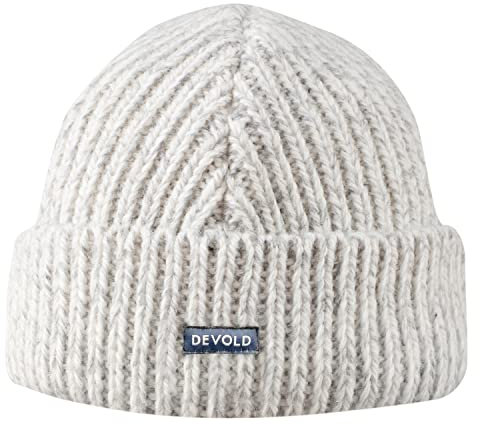 Devold Nansen Wool Beanie, One Size, Grey Melange 770A