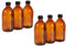ComptoirDesBoites 6 x flacons vides en Verre ambré avec Bouchon - Contenance 500 ML - FL96