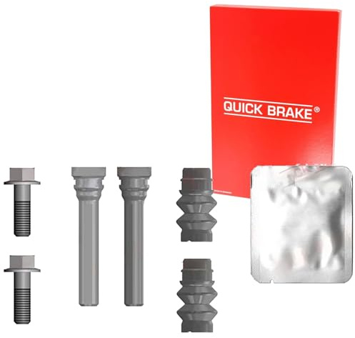 QUICK BRAKE 113-0036X Führungshülsensatz Bremssattel Kompatibel mit MERCEDES-BENZ A-Klasse W177 CLA Coupe C118 CLA Shooting Brake X118, VW Multivan VI SGF, SGM, SGN, FORD RANGER TKE | Kompatibel mit: AUDI Q4 Sportback, Q4 SUV, CUPRA BORN, FORD RANGER, JAGUAR E-PACE, MAN TGE Bus, TGE Kasten