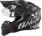 O'NEAL | Motorradhelm | Enduro Motorrad | Ventilationsöffnungen für maximalen Luftstrom & Kühlung, ABS-Schale, integrierte Sonnenblende | Sierra Helmet Torment V.22 | Erwachsene | Schwarz Weiß | S