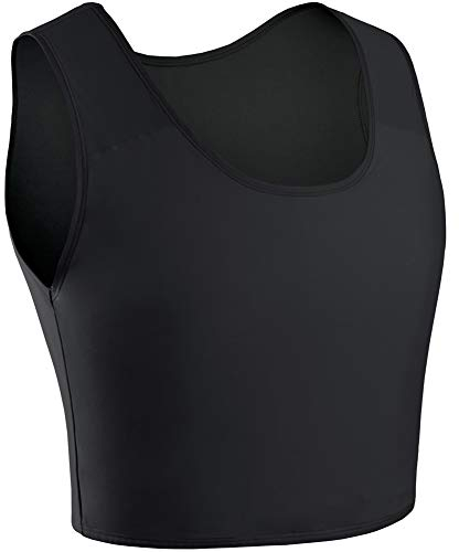 XUJI Brust Binder für Transgender FTM Trans Cosplay Half Kompression Binder (B, M)