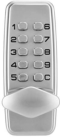 Tiiyee Keyless Entry Deadbolt Lock, 2-4 Digits Electronic Door Lock with Keypad Security Smart Lock Easy Install Ideal for Front Door Home Use Apartment