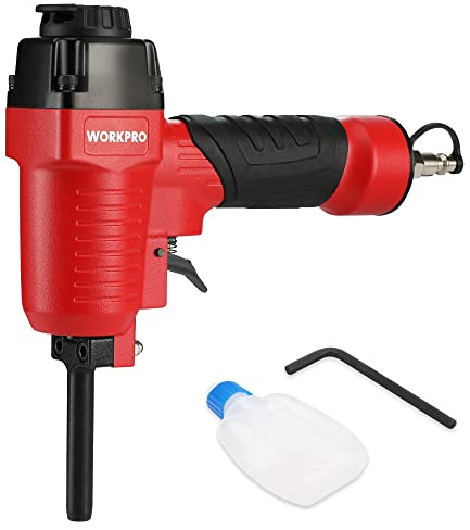 WORKPRO Solvente pneumatico per unghie, professionale e resistente, per rimozione unghie, per pezzi in legno, 60-100 psi, rimuove chiodi calibro 9-16