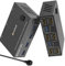 KVM Switch 2 Computer 2 Monitore, KCEVE HDMI USB 3.0 Umschalter Dual Monitore Unterstützt 4K@60Hz Aktie Monitor Maus Tastatur für Laptop, PC, PS5, Xbox