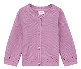 s.Oliver Cardigan a Maniche Lunghe, Lilla, 9 Mesi Bimba