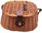 Benefischl Cestino di vimini da Creel trota pesce persico gabbia Tackle Fisherman Box Outdoor Classic Trota Creel Basket
