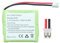 EFASO 2,4 Volt 650 mAh NIMH Akku kompatibel mit Telekom T-Com Sinus A201 Telefon Akku
