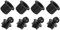 QUARKZMAN Grilles de Haut-Parleur en Plastique de Type Boule et Douille de Guidage de 11 mm de Diamètre pour Accessoires de Pièces de Haut-Parleur - Lot de 4