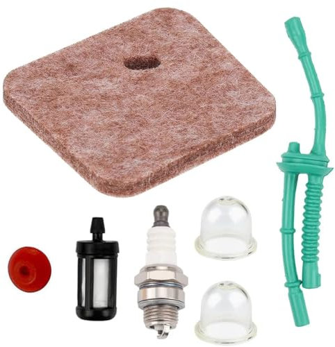 ZAMDOE Bujía Filtro de combustible Filtro de aire Primer Bombilla Kit de afinación para STIHL FS45 FS55 FC55 FS38 FS45 FS46 FS55 HS45 MM55 KM55 HL45 FS100 Reemplazar 4140-124-2800