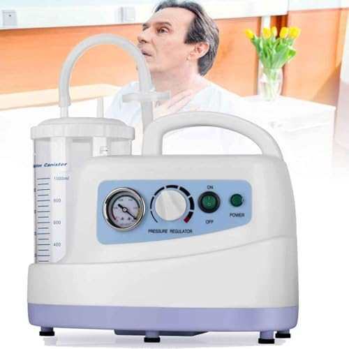 QIANMEI Portable Sputum Suction Machine,Electric Sputum Phlegm Suction Pump Device Unit For Viscous Liquid Absorption， For Elderly And Children